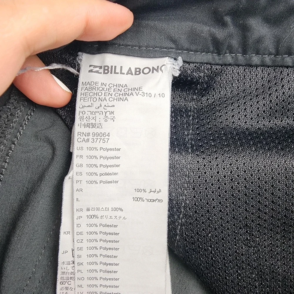 Billabong Adventure Division Shorts Mens 34 Gray Chino Outdoor Travel 8 Inseam
